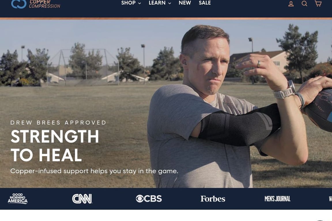 Copper Compression homepage