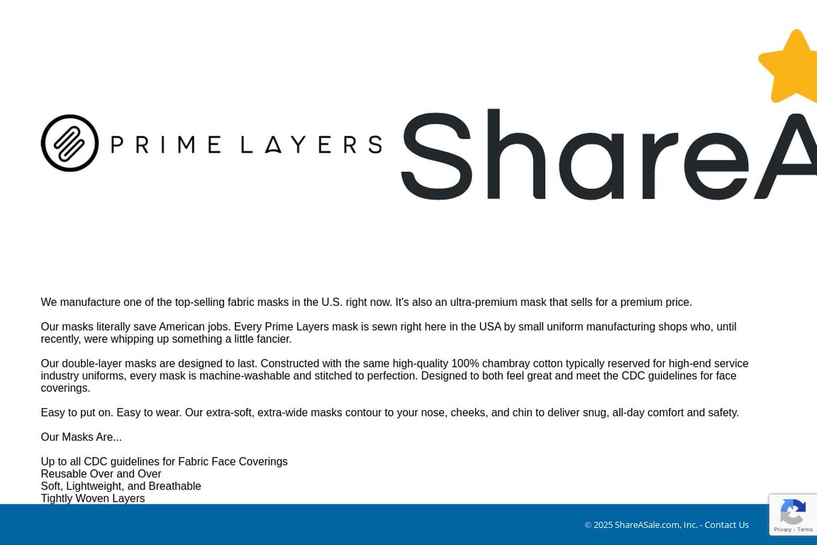 Prime Layers affiliate program signup page