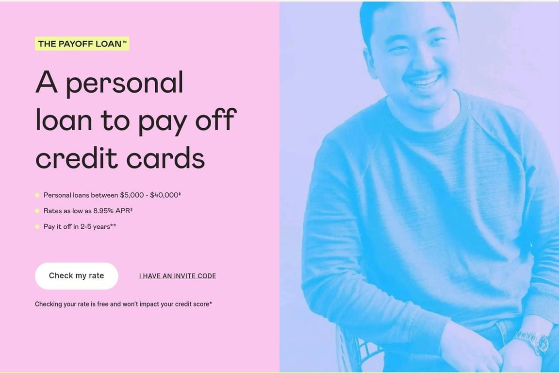 Payoff homepage
