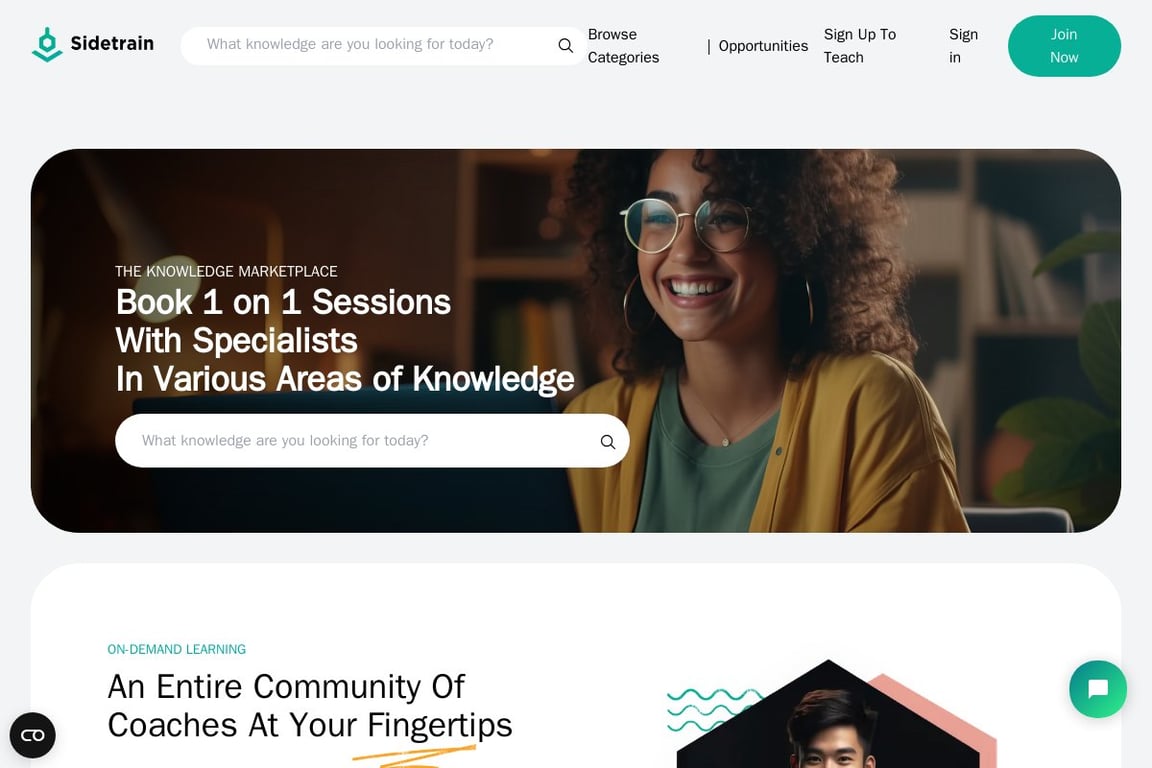 Sidetrain homepage