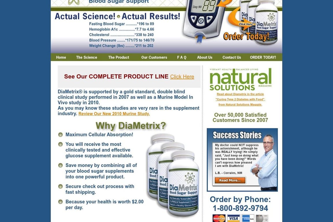 Diametrix homepage