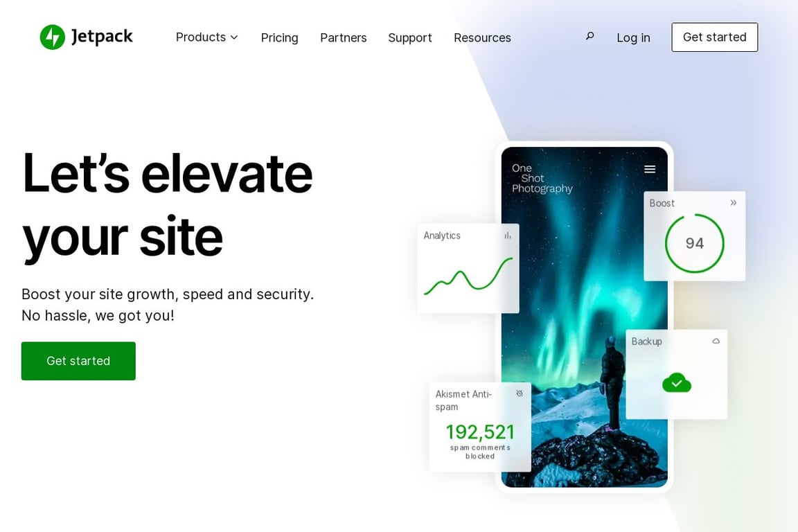 Jetpack homepage