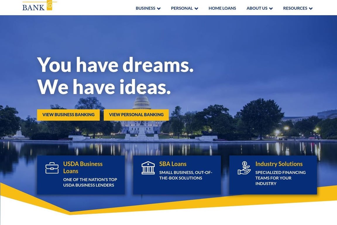 Capital Bank homepage