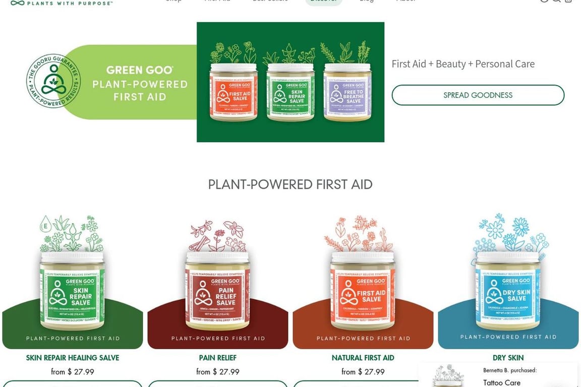 Green Goo homepage