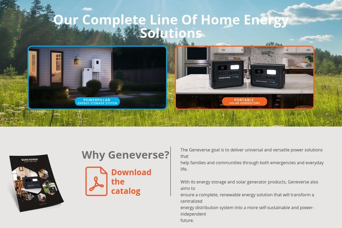 Generark homepage