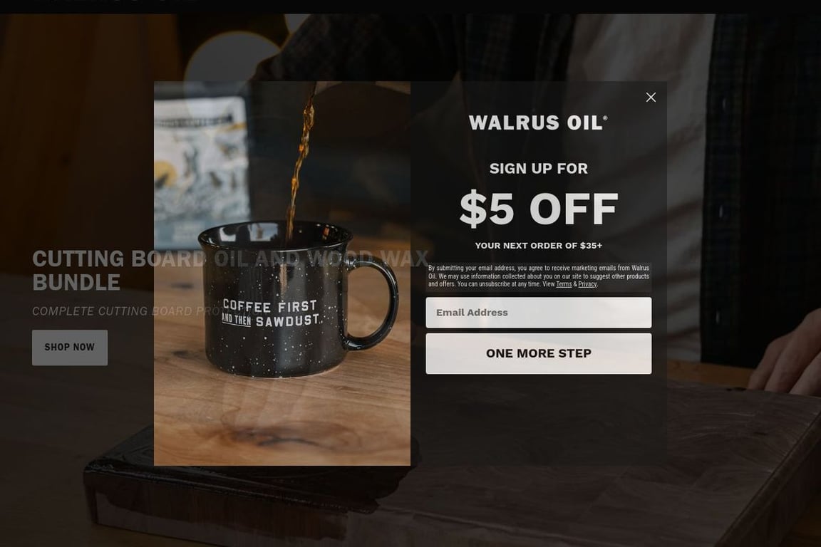 Walrus Oil homepage