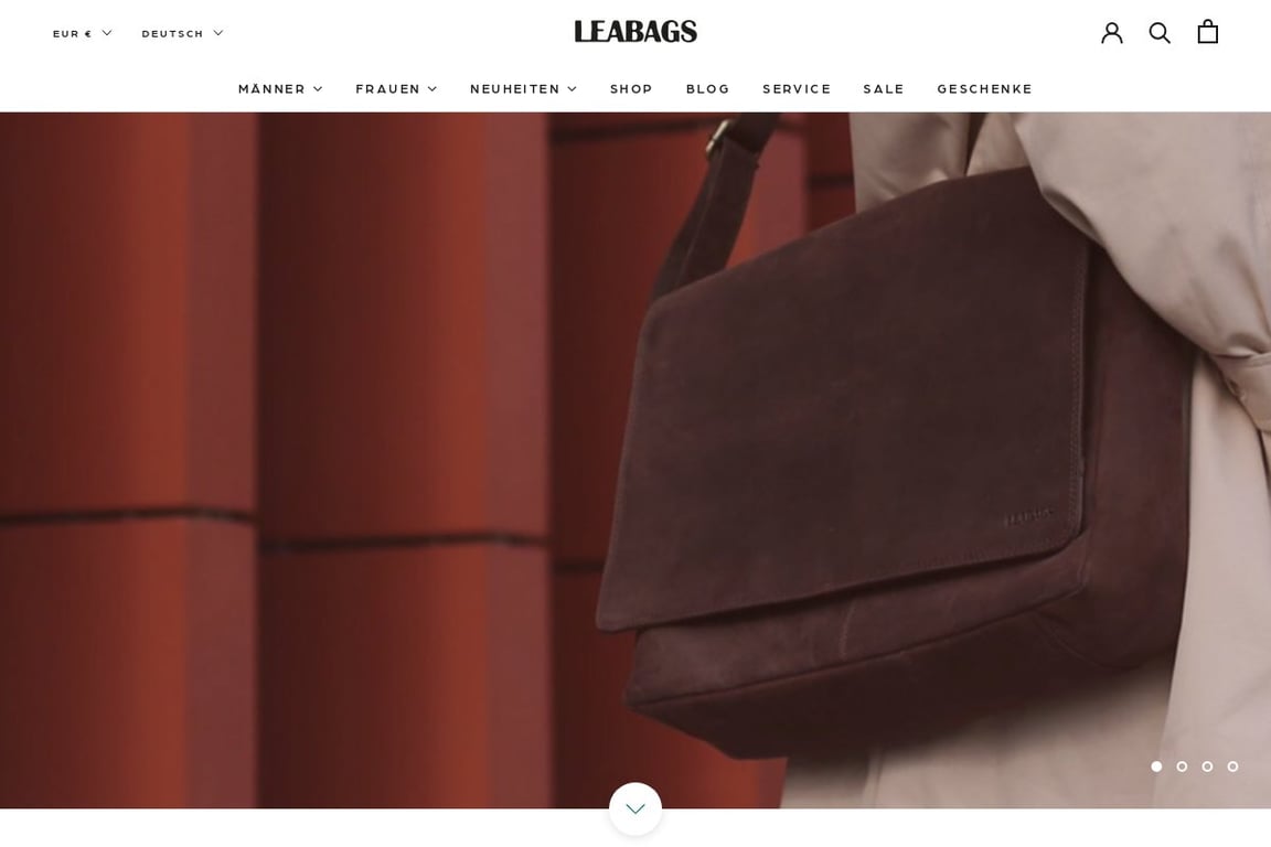 Leabags homepage