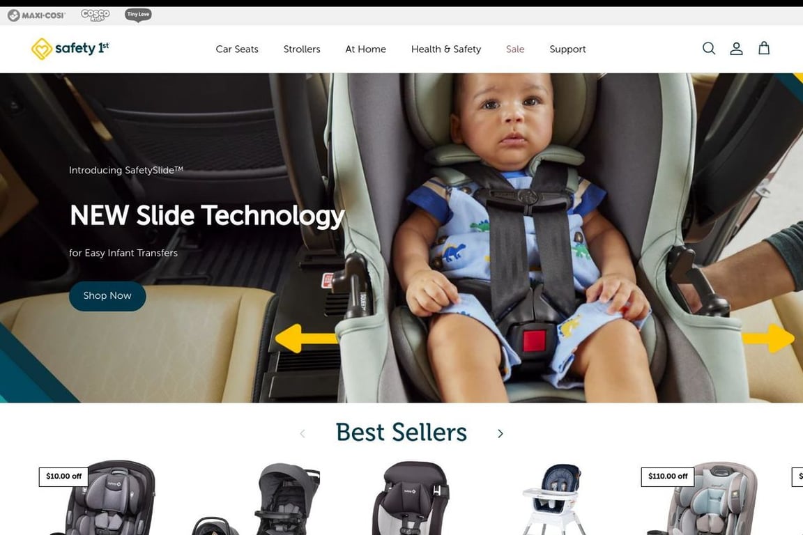 Safety 1st homepage