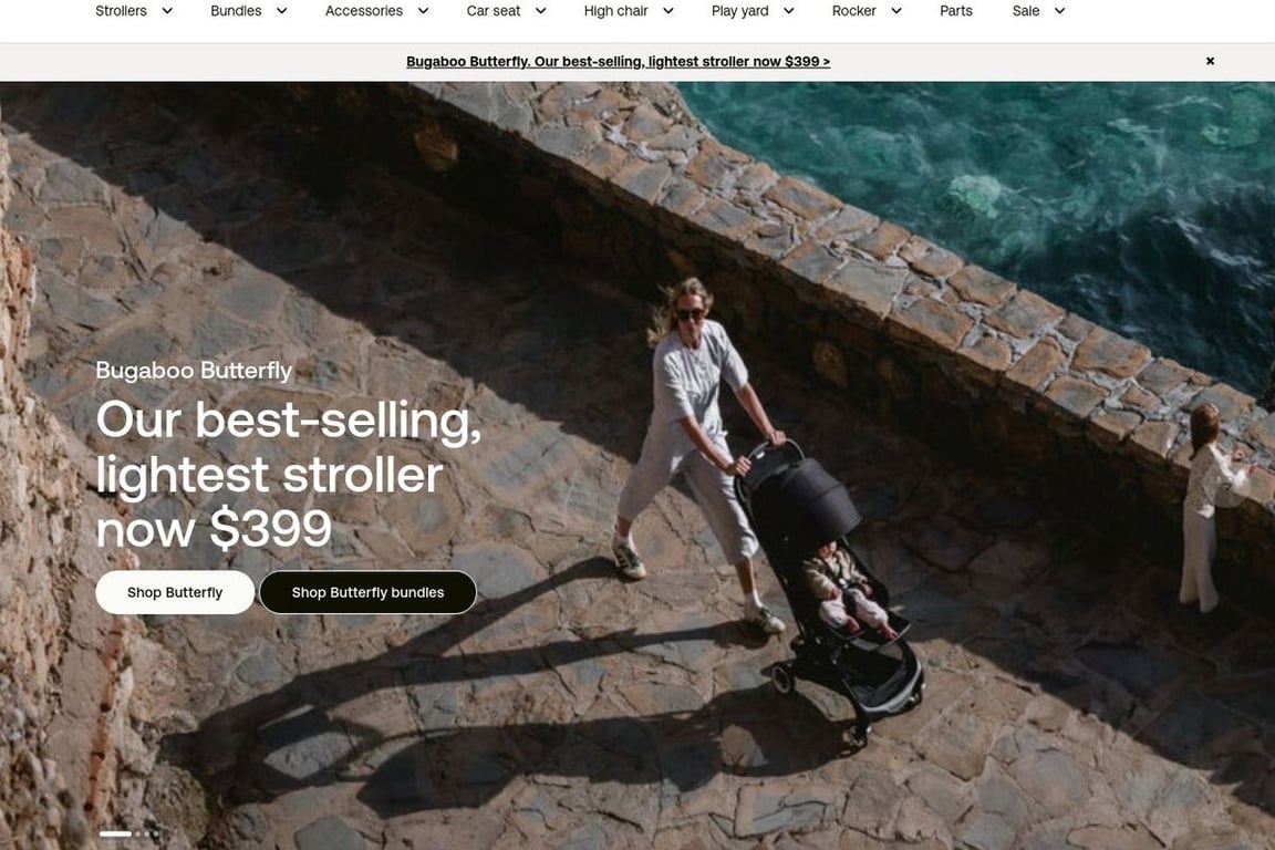Bugaboo UK homepage