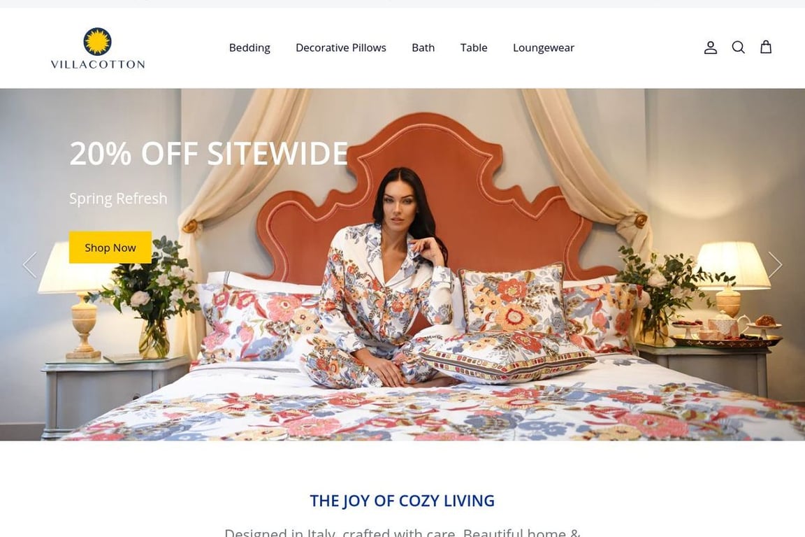 VillaCotton homepage