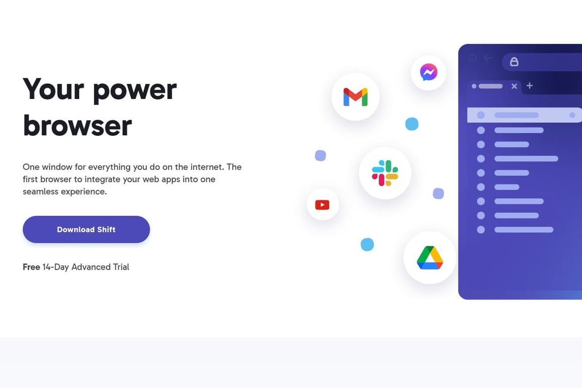 Shift homepage
