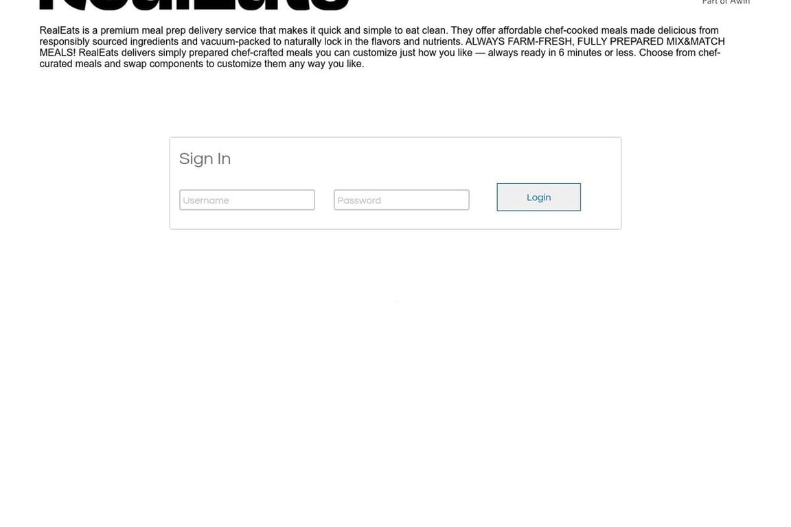 RealEats affiliate program signup page