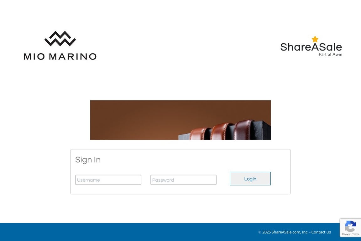 Marino Avenue Inc. affiliate program signup page