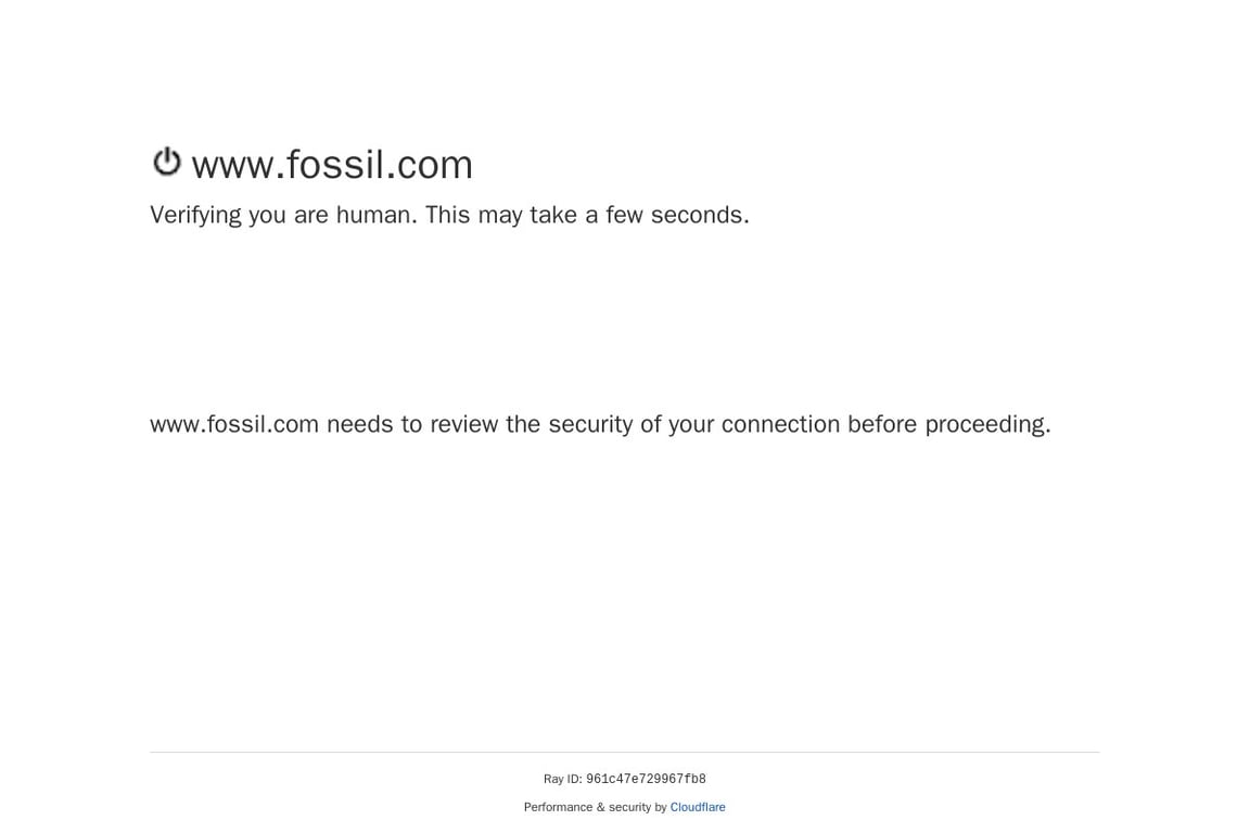 Fossil homepage