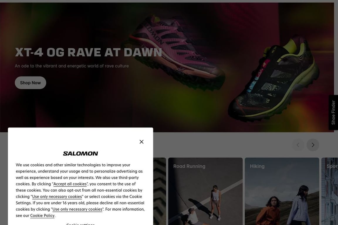 Salomon homepage