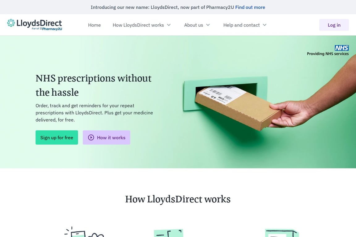Echo Pharmacy homepage