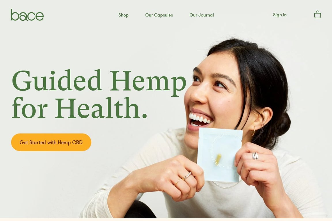 Bace Health homepage