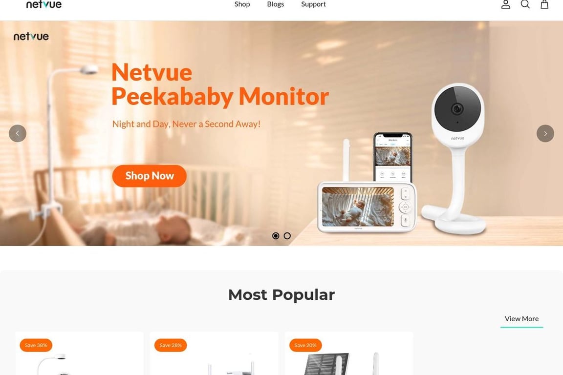 Netvue homepage
