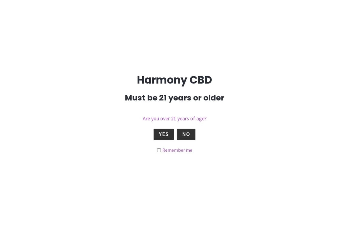 Palmetto Harmony CBD homepage