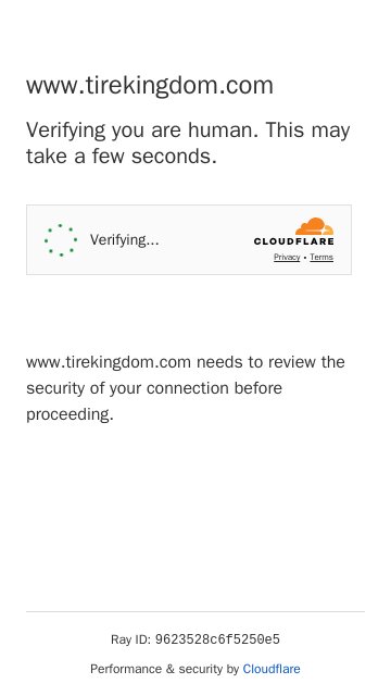 Tire Kingdom homepage
