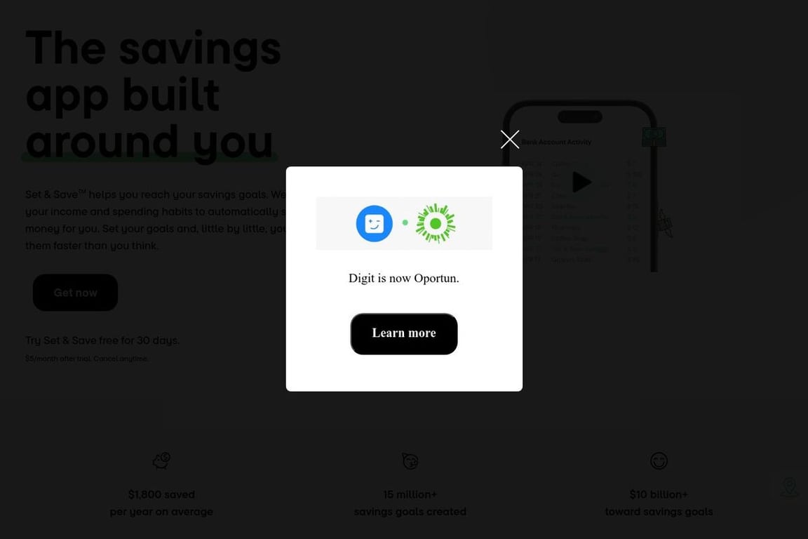 Digit homepage