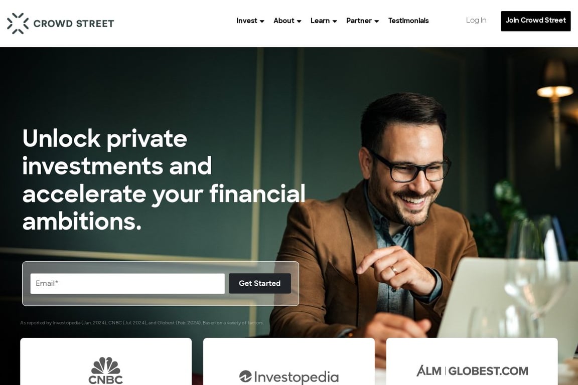 CrowdStreet homepage