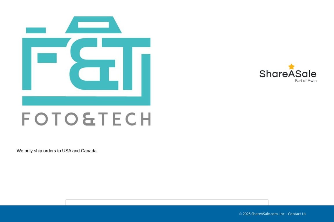 Foto&Tech affiliate program signup page