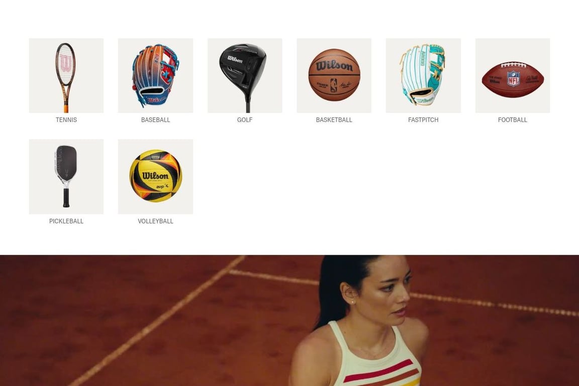 Wilson Family of Brands homepage
