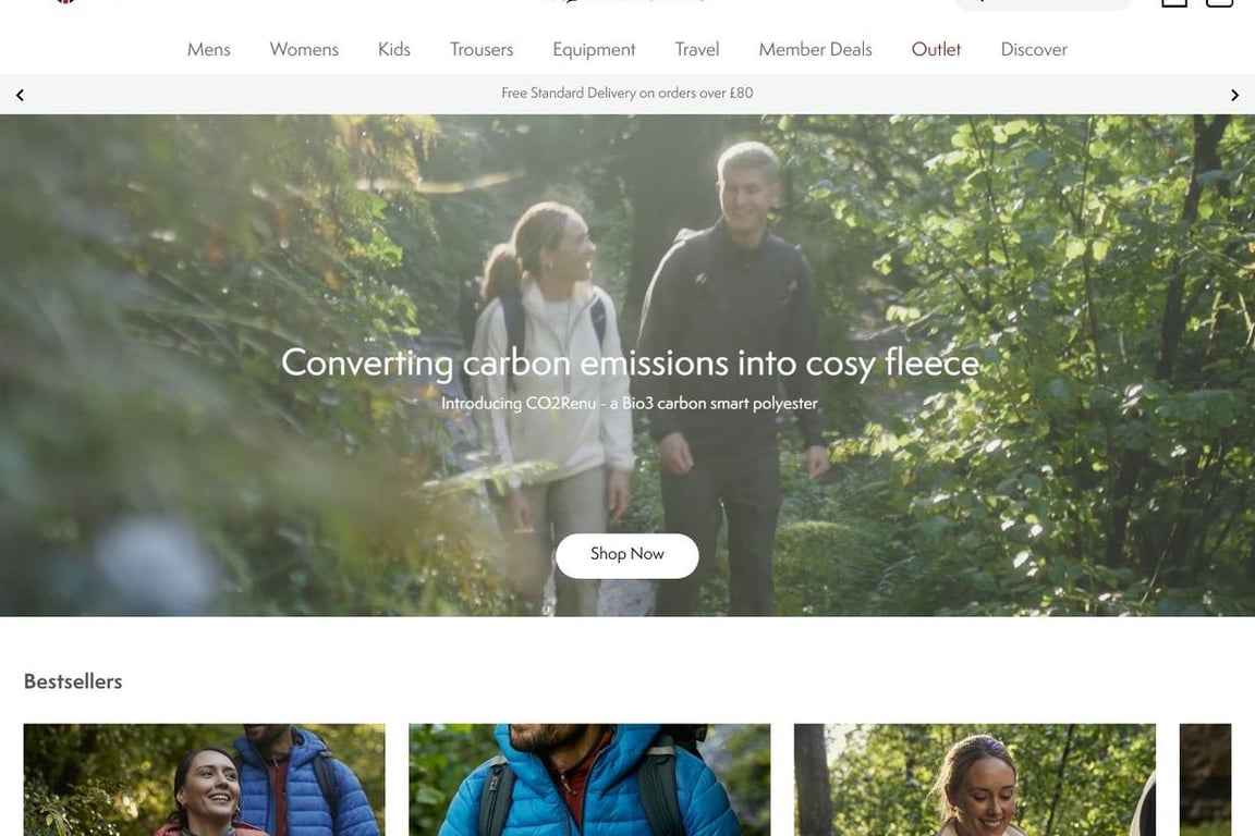 Craghoppers homepage