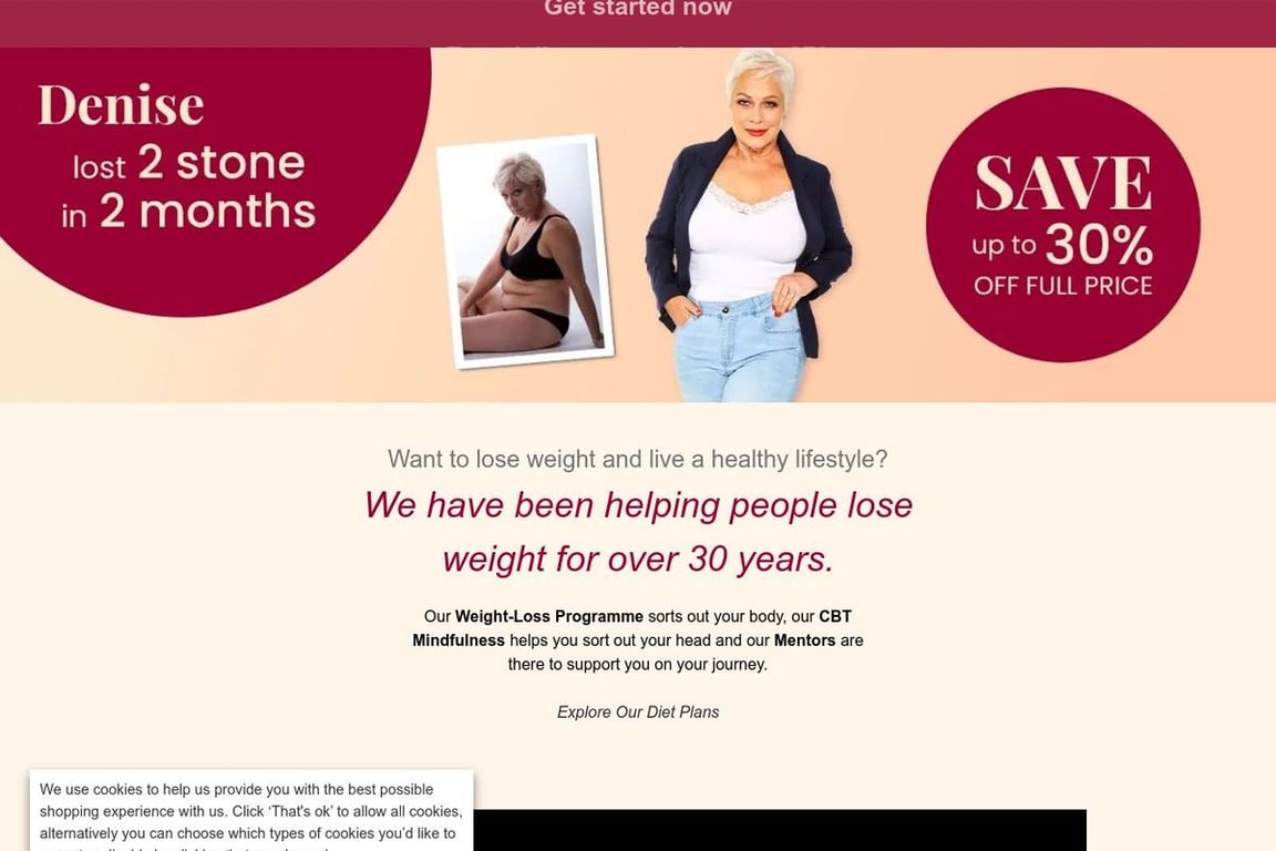 Lighter Life homepage