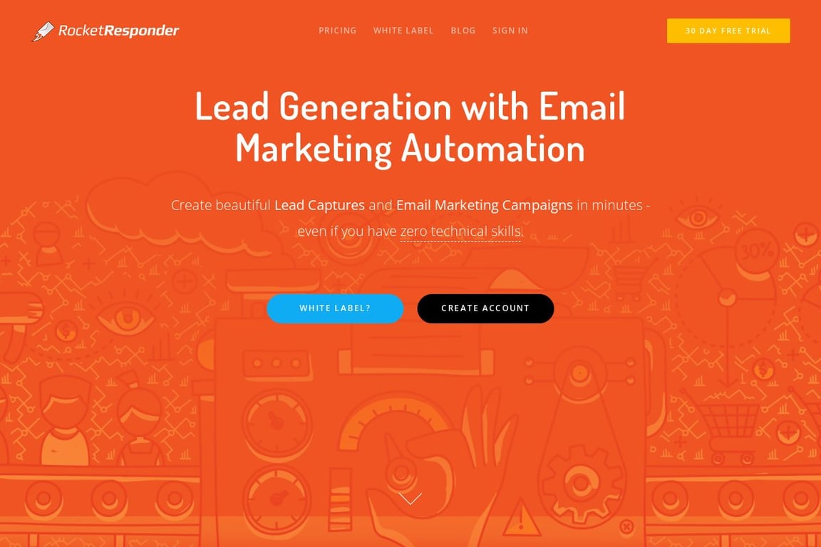 Rocket Responder homepage