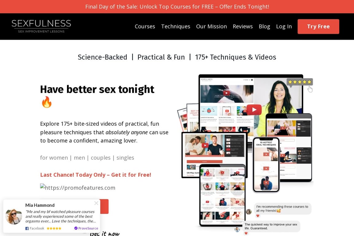 The Sexfulness homepage