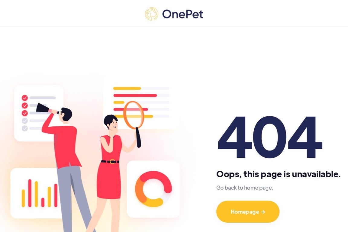 OnePet affiliate program signup page