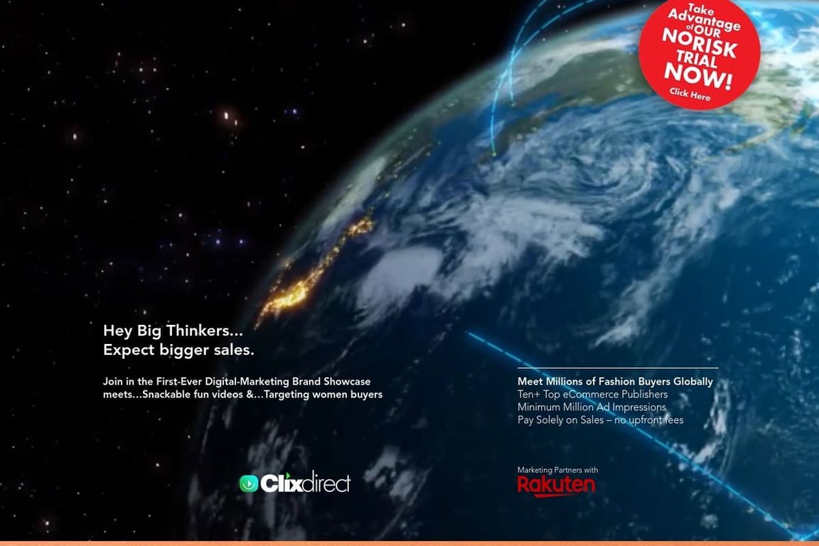 ClixDirect (US) homepage