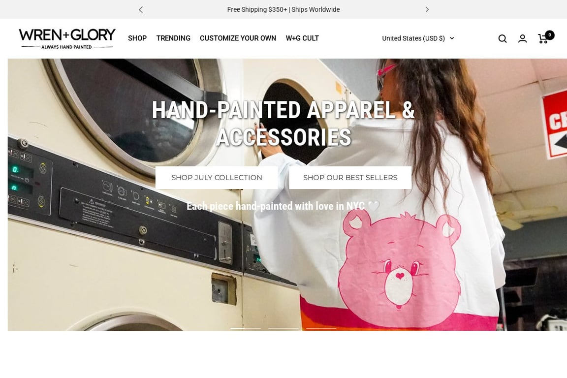 WREN AND GLORY homepage