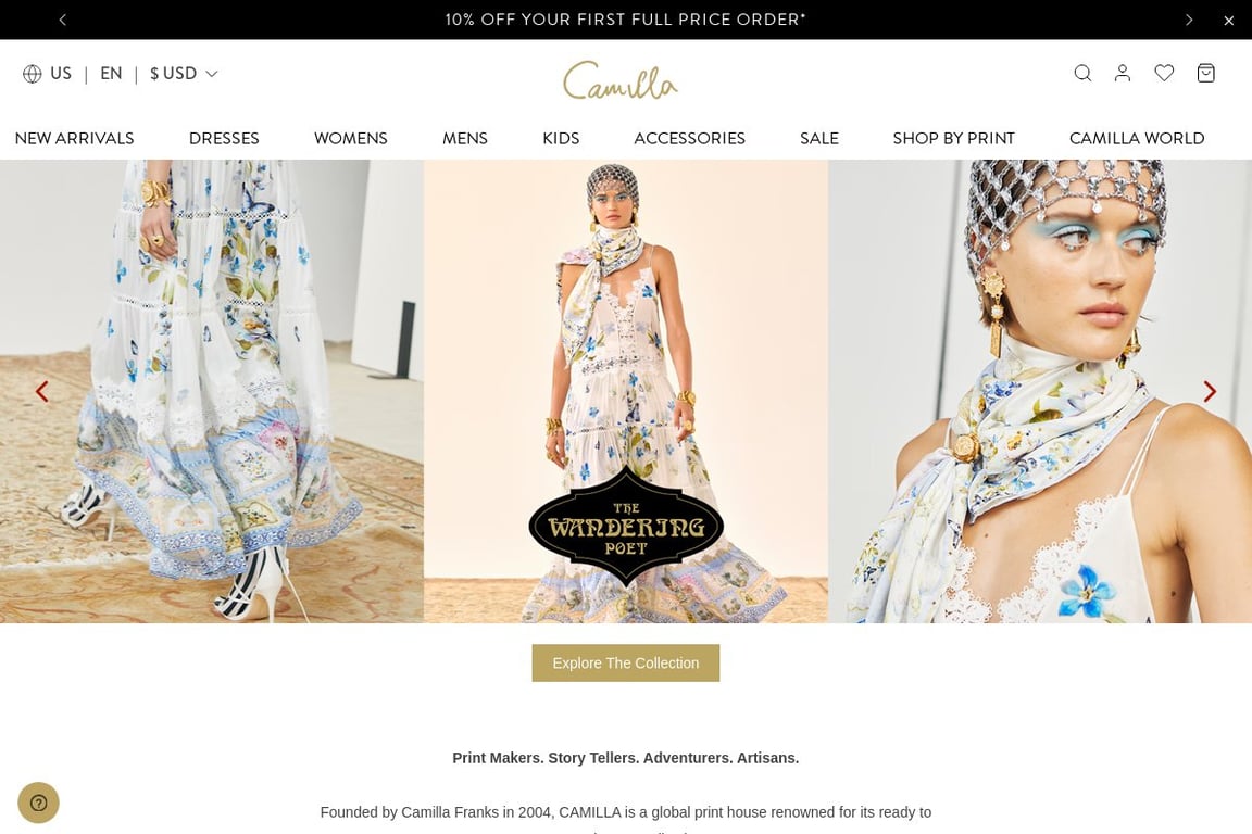 CAMILLA homepage