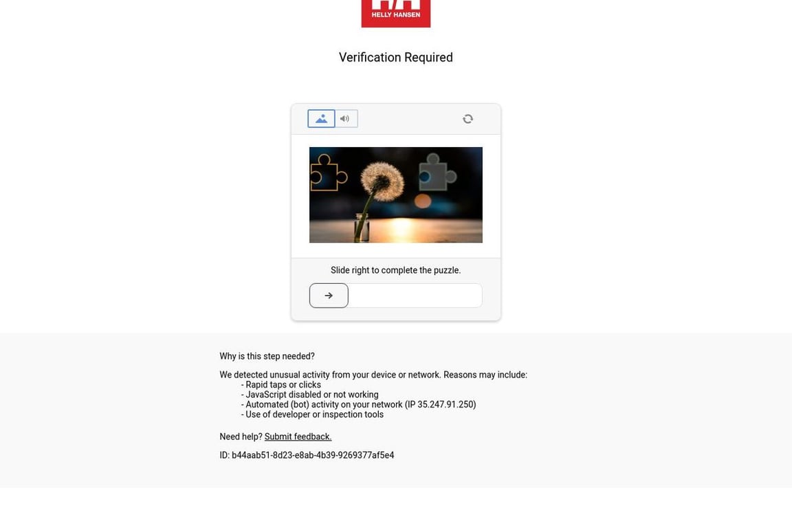 Helly Hansen Workwear US homepage