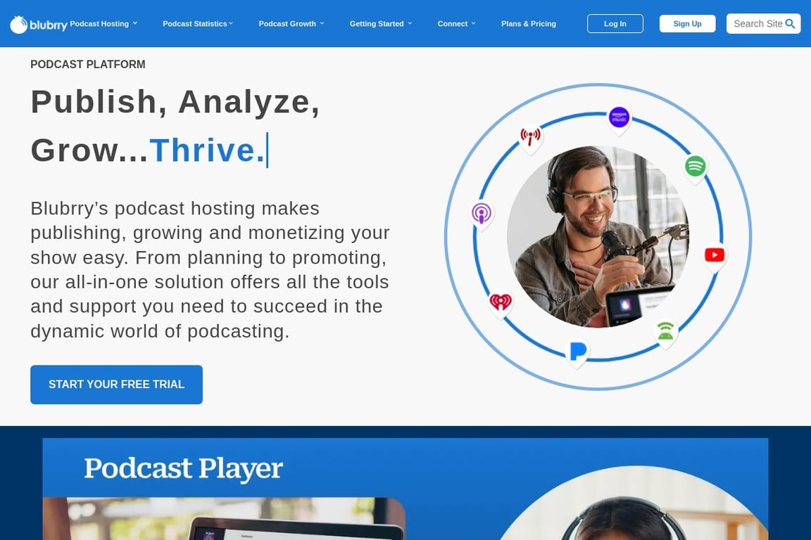 Blubrry homepage