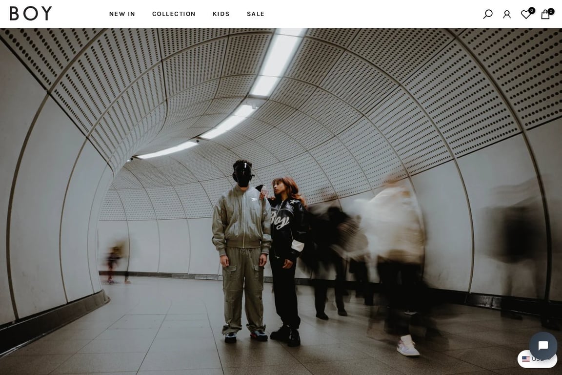 BOY London homepage