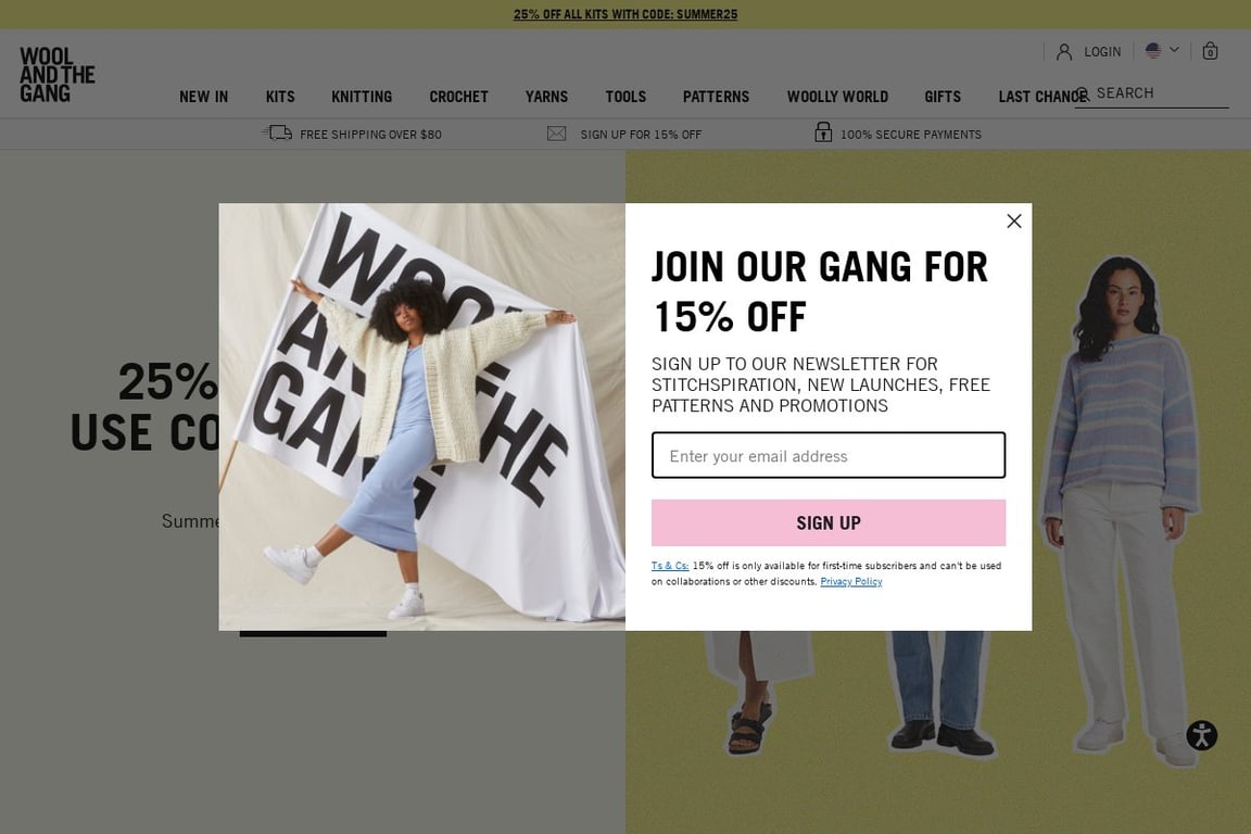 Wool and the Gang homepage