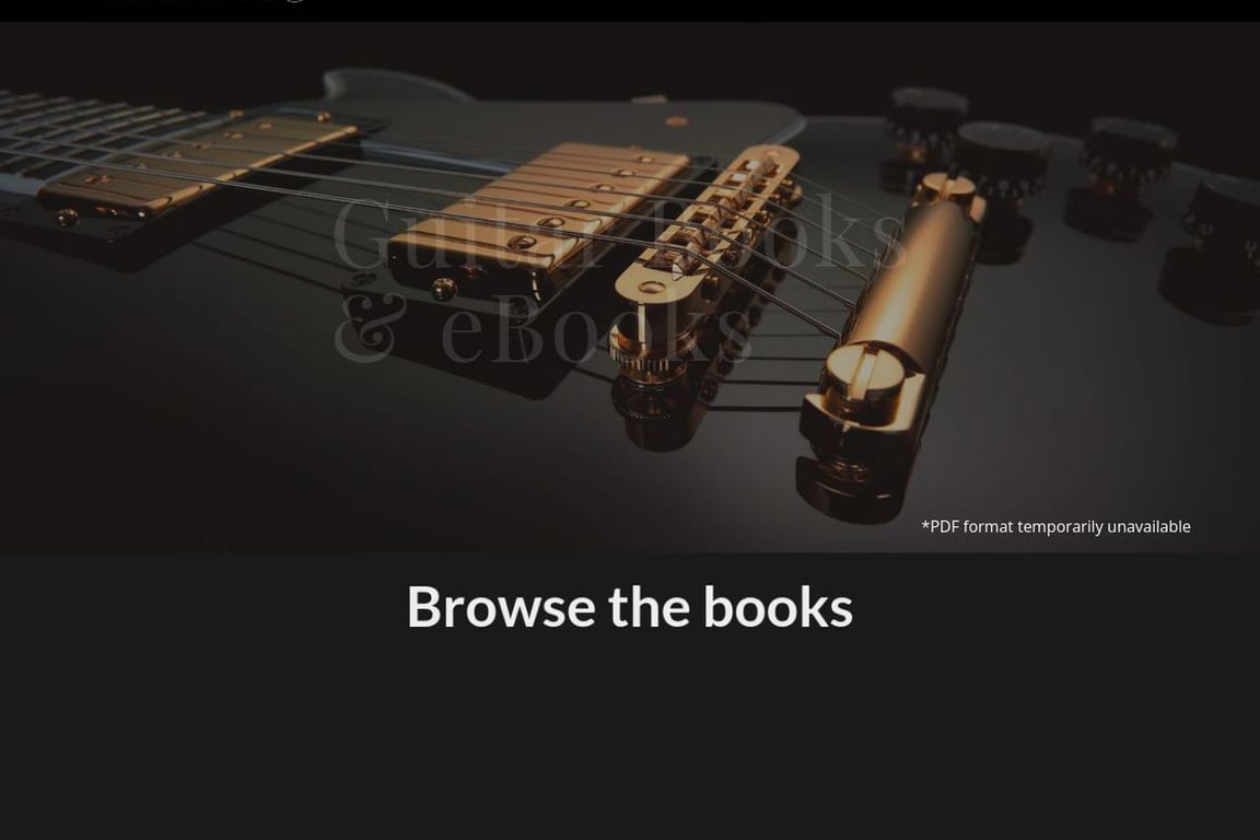 Guitar eBooks homepage