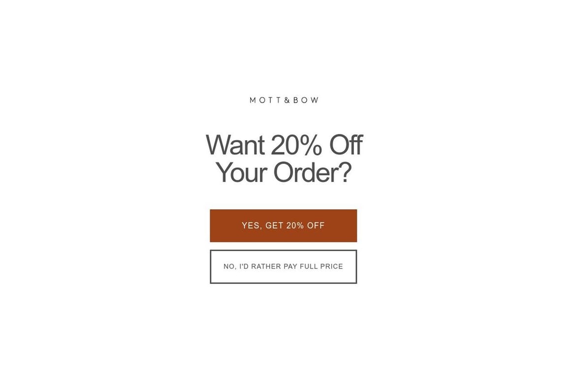 Mott & Bow homepage