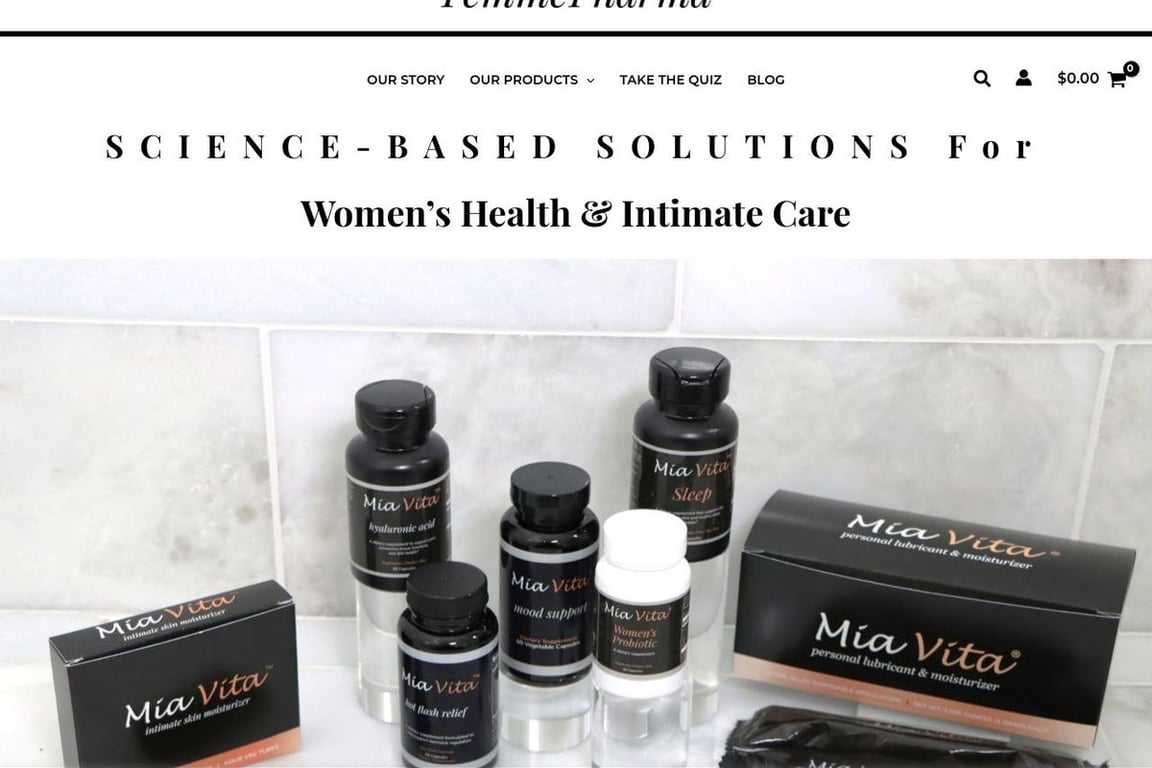 FemmePharma homepage