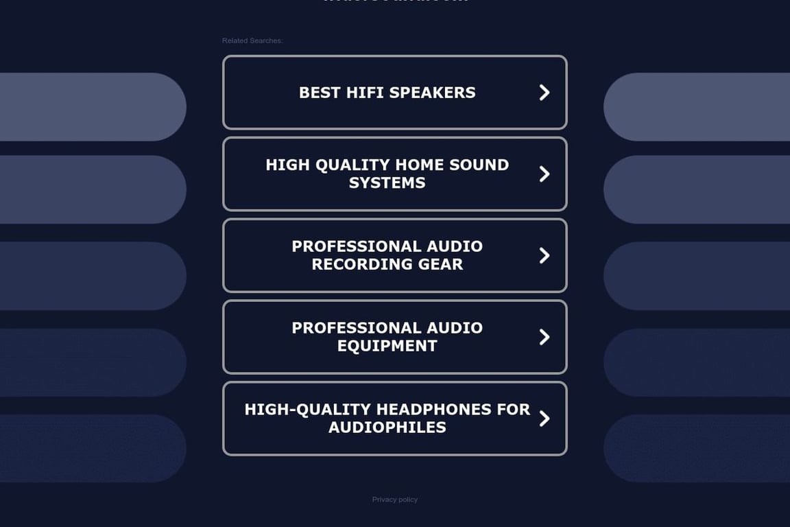 WiderSound.com homepage