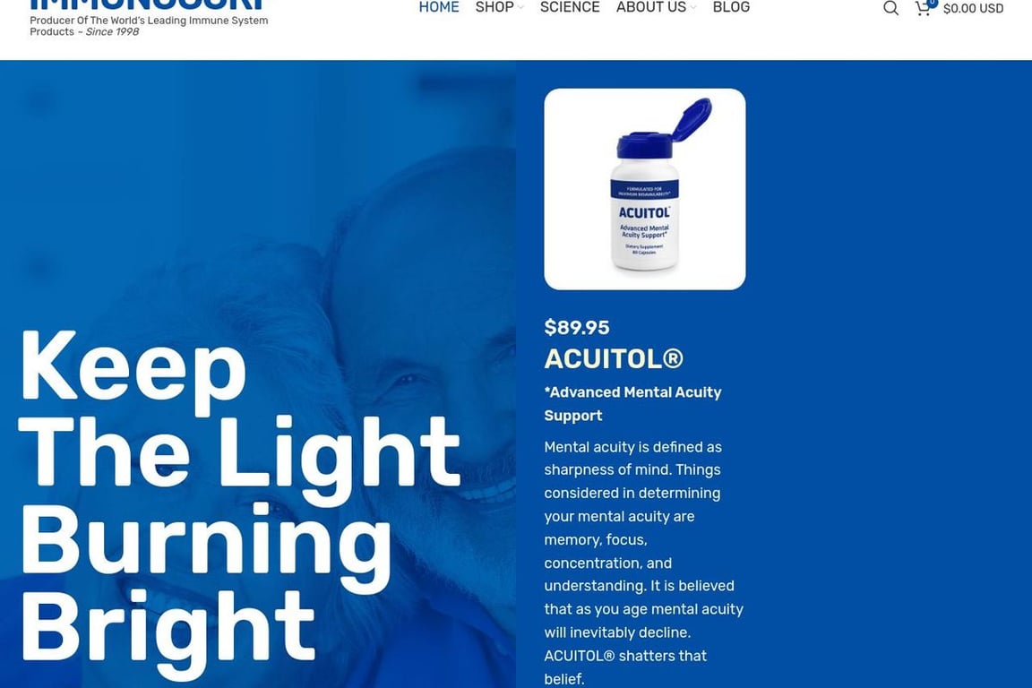 IMMUNOCORP homepage