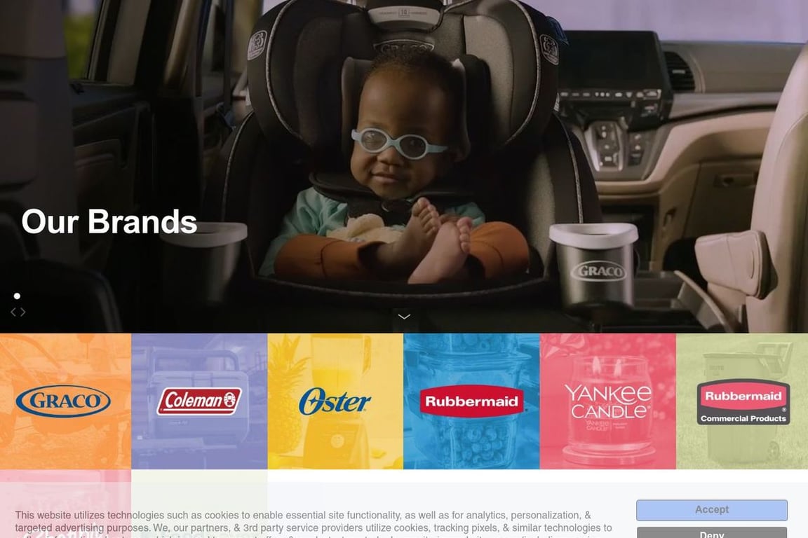 Newell Brands – Baby homepage