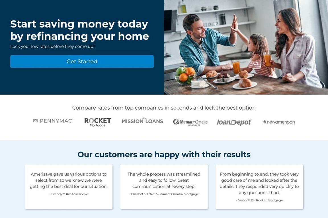 Mortgage Advisor homepage