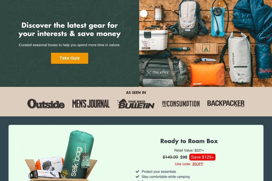 Nomadik homepage