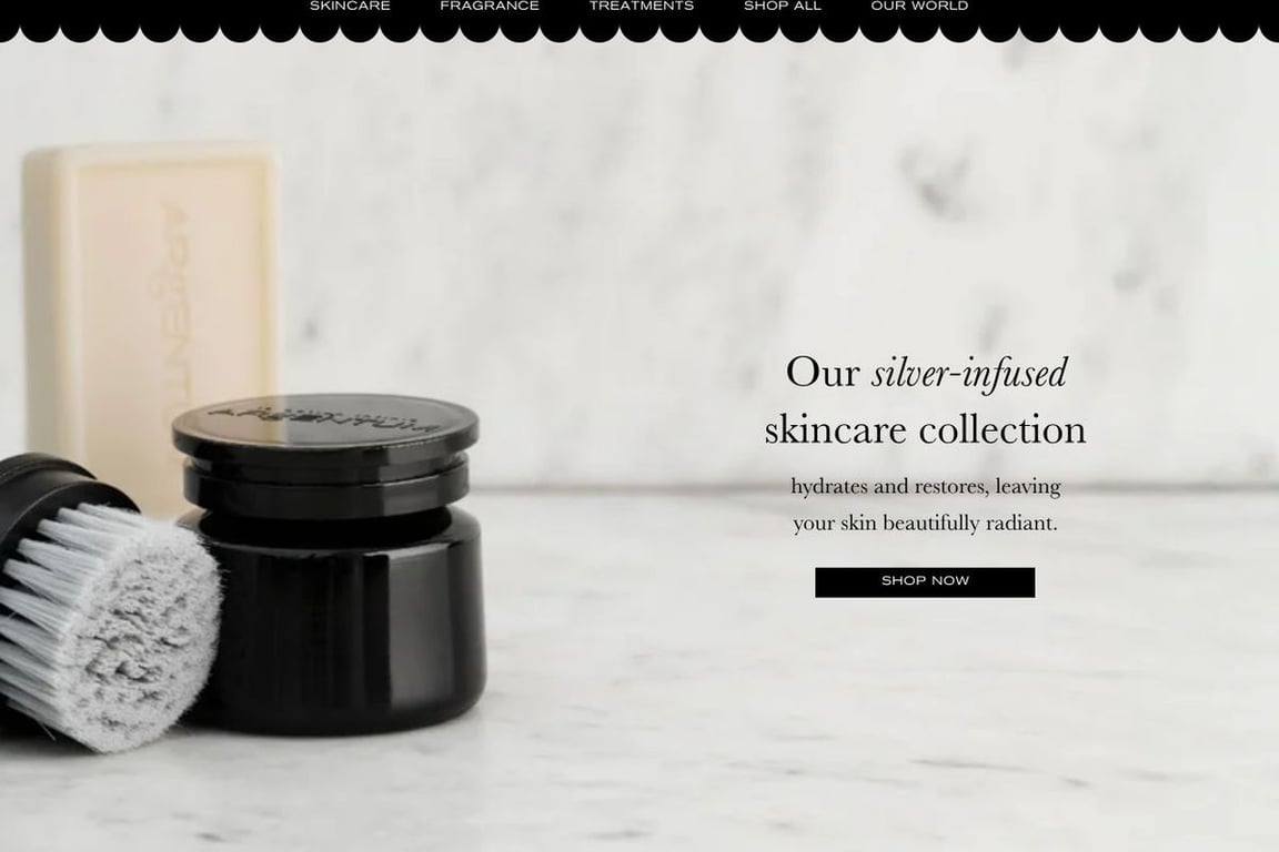 ARgENTUM apothecary homepage