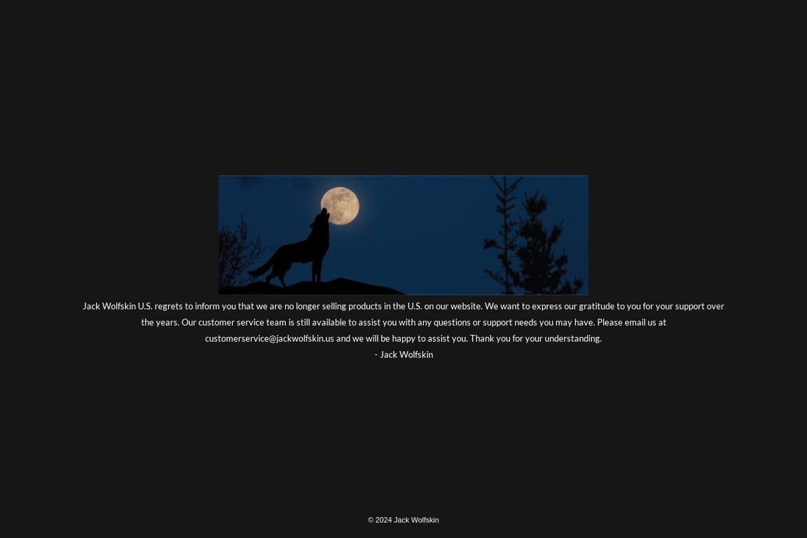 Jack Wolfskin USA homepage